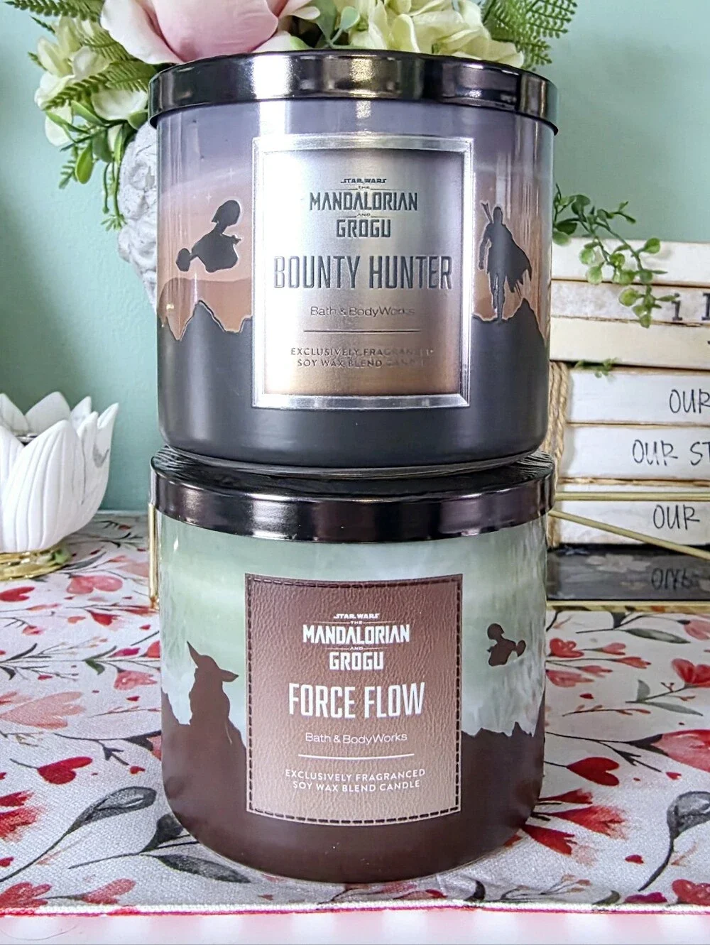 Bath Body Works Disney Star Wars Mandalorian Grogu Candles - Picture 1 of 3